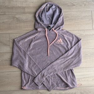 Adidas Pullover Hoodie- Pink/Purple- Womens M
